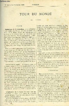 LE COSMOS - REVUE DES SCIENCES ET DE LEURS APPLICATIONS N° 203 - Statistique de la crémation, Les méfaits du tabac, L'influence de la fumée de tabac ...