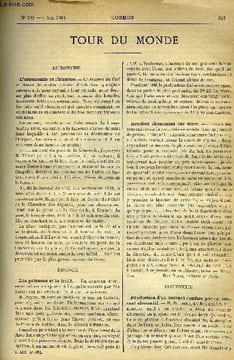LE COSMOS - REVUE DES SCIENCES ET DE LEURS APPLICATIONS N° 332 - L'astronomie et l'histoire, Les poissons et le froid, Brochet cheminant sur terre, ...