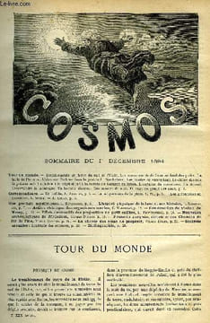 LE COSMOS - REVUE DES SCIENCES ET DE LEURS APPLICATIONS N° 514 - Tremblements de terre du sud de l'Italie, Les mouvements de l'eau au fond des puits, ...