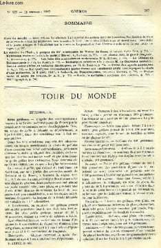 LE COSMOS - REVUE DES SCIENCES ET DE LEURS APPLICATIONS N° 673 - Gros grelons, Le zébroide, La longévité des germesd dans les poussières, Purification ...