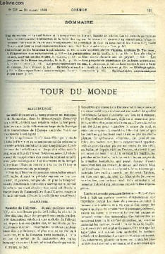LE COSMOS - REVUE DES SCIENCES ET DE LEURS APPLICATIONS N° 705 - Le gulf-stream et la température en Europe, Maladie de l'olivier, Les boutures de ...