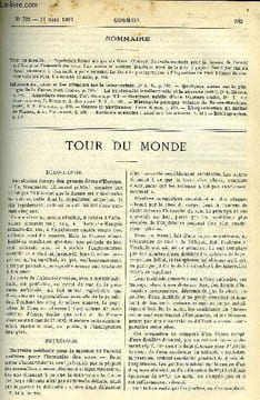 LE COSMOS - REVUE DES SCIENCES ET DE LEURS APPLICATIONS N° 792 - Population future des grands Etats d'Europe, Nouvelle méthode pour la mesure de ...