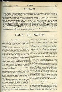 LE COSMOS - REVUE DES SCIENCES ET DE LEURS APPLICATIONS N° 860 - Ballon dirigeable de M. de Santos-Dumont; ses premières armes, La route du Nord-Est, ...