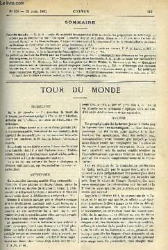 LE COSMOS - REVUE DES SCIENCES ET DE LEURS APPLICATIONS N° 900 - M. le Dr Rendu, Excentricité incomparable d'un astéroide, La prophylaxie de la fièvre ...