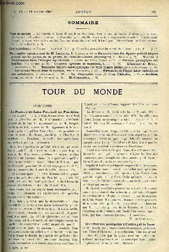 LE COSMOS - REVUE DES SCIENCES ET DE LEURS APPLICATIONS N° 912 - Le pendule de Léon Foucault au Panthéon, Occultations anormales d'étoiles par la ...