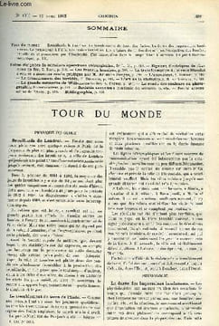LE COSMOS - REVUE DES SCIENCES ET DE LEURS APPLICATIONS N° 1055 - Brouillards de Londres, Le tremblement de terre des Indes, La durée des impressions ...