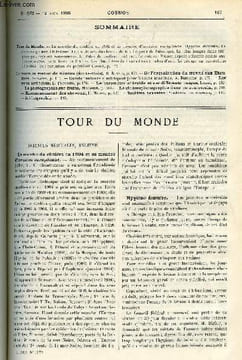 LE COSMOS - REVUE DES SCIENCES ET DE LEURS APPLICATIONS N° 1072 - La marche du choléra en 1904 et sa menace d'invasion européenne, Hygiène dentaire, ...