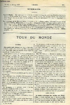 LE COSMOS - REVUE DES SCIENCES ET DE LEURS APPLICATIONS N° 1165 - Une qualité peu connue du vin, La traite mécanique des vaches aux Etats-Unis, La ...