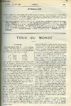LE COSMOS - REVUE DES SCIENCES ET DE LEURS APPLICATIONS N° 1176 - La comète Daniel, D'ou viennent les comètes ?, Traction électrique a courant ...