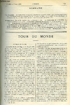 LE COSMOS - REVUE DES SCIENCES ET DE LEURS APPLICATIONS N° 1206 - La trombe du lac de Zug, Une avalanche, Les propriétés vitales, a propos de ...