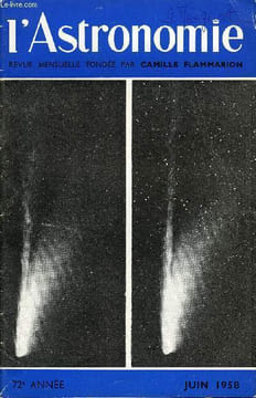 L'ASTRONOMIE - 72e ANNEE - E-J Blum : Aspect de la radioastronomie après le Congrès de l'URSI a Boulder, J. Méhay : L'éclipse de Lune par la pénombre ...