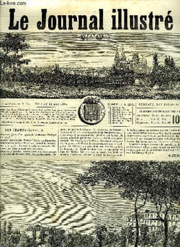 LE JOURNAL ILLUSTRE N° 65 - Les champs-élysées par G. Stenne, Le tribunal de famille VI par M. de Lescure, L'Algérie par Emile de la Bédollière, Une ...