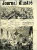 LE JOURNAL ILLUSTRE N° 33 - Le congrès de Bruxelles, dessin de P.Kauffmann, Le gilet de flanelle rose (suite) par Léopold Nibelle, L'évasion, ...