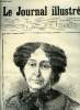 LE JOURNAL ILLUSTRE N° 25 - George Sand par Henri Mayer, Salon de 1876 : Une bonne histoire, tableau de Léo Herrmann, L'ane complaisant, tableau de V. ...