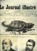LE JOURNAL ILLUSTRE N° 7 - La tortue gigantesque par E. Juillerat, Michel Alcan le lieutenant Cameron par H. Meyer, Les travaux de l'exposition de ...