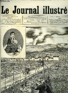 LE JOURNAL ILLUSTRE N° 8 - Le crime de Bagneux : la petite jeanne Moyaux, Le puits de Bagneux, Enlèvement du cadavre par G. Dupré, Le boulevard ...
