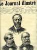 LE JOURNAL ILLUSTRE N° 28 - M. Lavastre jeune, M. de Perthes, M. Ballu par Henri Meyer, L'exposition de Bordeaux par Hubert Clerget, La fête de ...
