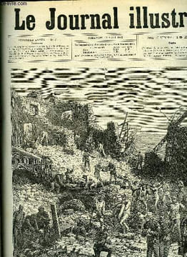 LE JOURNAL ILLUSTRE N° 34 - La reconnaissance des cadavres a Ischia par Henri Meyer, Le Paris qui disparait par Voisin, Portrait de M. Foucher de ...