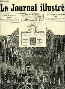 LE JOURNAL ILLUSTRE N° 37 - Les funérailles de M. le comte de Chambord a Goritz, dessins de Karl Fichot, G. Guiaud et G. Julien d'après les croquis de ...