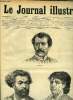 LE JOURNAL ILLUSTRE N° 50 - Portraits de Morin, de M. et de Mme Clovis Hugues par Henri Meyer, Portraits de l'amiral Fourichon et de MM. Ritt et ...