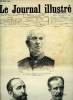 LE JOURNAL ILLUSTRE N° 7 - MM. L'amiral Jurien de la Gravière, Jules Claretie et Othenin d'Haussonville par Henri Meyer, Le bal de l'Hotel de Ville ...