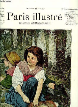 PARIS ILLUSTRE N° 49 - Braconnage; tableau par de Coninck, L'année d'une parisienne par Gaston Jollivet, Première au rendez vous; tableau par J-R. ...