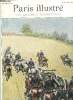 PARIS ILLUSTRE N&deg; 93 - Aux grandes manoeuvres - L'artillerie prenant ses positions, Les grandes manoeuvres par B. Valentin, Charge de cavalerie, ...
