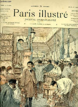 PARIS ILLUSTRE N° 19 - La criée du gibier aux halles par Vogel, La chasse, dessin de Malher, Simonne par Gilbert Stenger, La grève des gondoliers de ...