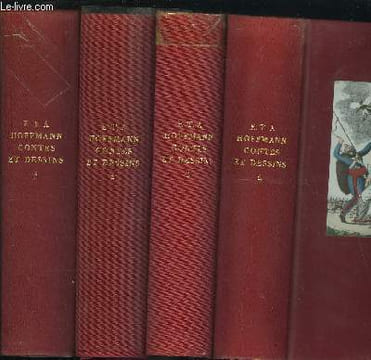 CONTES ET DESSINS EN 4 TOMES. HOFFMANN E.T.A.