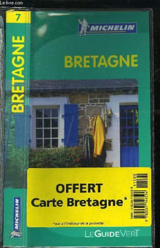 LE GUIDE VERT - BRETAGNE + CARTE DE LA BRETAGNE. COLLECTIF