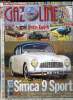 GAZOLINE VOLUME 7 N° 77 - Simca 9 Sport coach Figoni, Mathis Emy-4 cabriolet Saint-Moritz, Gazoline restaure une Simca P60 : préparer la carrosserie, ...