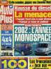 AUTO PLUS N° 675 - Paul Belmondo rencontre... Christophe Lambert, 2002, l'année monospace, Les nouveaux 4x4 a l'essai, Toyota Avensis Verso 2.0 WT-i, ...