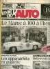 LA VIE DE L'AUTO N° 698 - Bien jeunes anciennes, Renault de course, Vernissage des tableaux de bord, Nouvelle huile Yacco Légende, Bugatti, du Mans au ...