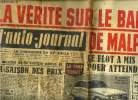 L'AUTO JOURNAL N° 237 - La vérité sur le barrage de Malpasset, Le flot a mis 30 minutes pour atteindre Fréjus, Le marché de la voiture neuve et la ...