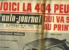 L'AUTO JOURNAL N° 241 - Voici la 404 Peugeot qui va sortir au Printemps par Jean Mistral, La Floride vous mène en bateau par Henri Bayol, Nos lecteurs ...