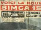 L'AUTO JOURNAL N° 319 - Voici la nouvelle Simca 1500, Premières photos en exclusivité mondiale, Le verglas ne nous surprendra plus, La vieillesse ...