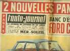 L'AUTO JOURNAL N° 325 - 2 nouvelles Panhard, Banc d'essai de la Ford Cortina, Lyon : un destin de grande capacité, Un virage manqué : la Dauphine se ...