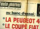 L'AUTO JOURNAL N° 441 - Au banc d'essai : La Peugeot 404/8, Le Coupé Fiat Dino, Vos antigel 1968, Londres : nouveautés a tout prix, Les anglaises ...