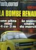 L'AUTO JOURNAL N° 9 - Auto : Fiat 124 T, Equipement : Bombe finilec - radiateur GT, La Renault 2, une mini française, L'automobile en Yougoslavie, ...