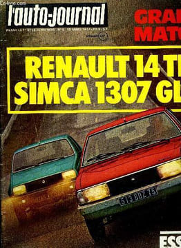 L'AUTO JOURNAL N° 5 - Peugeot 504 TI, Ford Fiesta 6 CV Ghia, La Matra Simca Rancho, La Porsche 928, La Rolls-Royce Silver Shadow II, Renault 14 TL ...