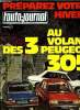 L'AUTO JOURNAL N° 20 - L'Alpine Renault A 310 V6, L'Austin Allegro 1500 automatique, Les Peugeot 305, La BMW 5.30 i us., La conduite hivernale, Les ...
