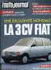 L'AUTO JOURNAL N° 1 - Essais : Volkswagen Scirocco GTX/16 S, Opel Kadett 1.3 S/GL, J'ai conduit : La Honda Prelude 2.0 i 16 S, Renault : alerte, 1986 ...