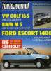 L'AUTO JOURNAL N° 5 - Essais : Volkswagen Golf 16 Soupapes, Ford Escort 1,4 l, BMW M5, J'ai conduit : la Golf Synchro 4x4, Les Mazda RX7 et 626 GT, ...