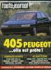 L'AUTO JOURNAL N° 20 - Essais : Opel Omega 3000 Sport, BMW 735 i, Mazda 323 4 WD, Lada Samara 1300, Prototype : La Peugeot 405, Les six bêtes du ...