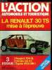 L'ACTION AUTOMOBILE ET TOURISTIQUE N° 177 - Retrait de permis : pétition pour le sursis, Essai a la carte : les Renault 16, Les essais d'A. Bertaut et ...