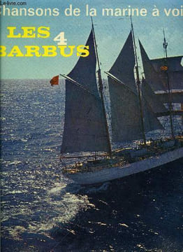 DISQUE 33T - CHANSONS DE LA MARINE A VOILES - Valparaiso, Les pêcheurs de Groix, La danae, Pique la baleine, Le grand coureur, Derrière chez nous y'a ...