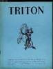 TRITON N° 41 - Le yachting modèle - Réglements des jauge des yachts modèles, Petite encyclopédie du navire par l'image - Décoration de l'avant, ...