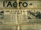 L'AERO N° 1510 - L'Atlantique du Nord et le Lieutenant de Vaisseau Paris par P.F., L'armée de l'air de l'U.R.S.S. vue par Berlin par XXX, Paris-Alger ...