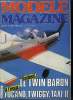 MODELE MAGAZINE N° 393 - Twin Baron : un Baron bipoutre et bimoteur, Ecole de pilotage a l'Alpe d'Huez, PVV : profil variable en vol, Un tableau de ...