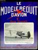 LE MODELE REDUIT D'AVION N° 354 - Championnat de France V.C.C. par F. Couprie, XXIe coupe de maquettes volantes par M. Bayet, Plan du C.H. d'Yves ...